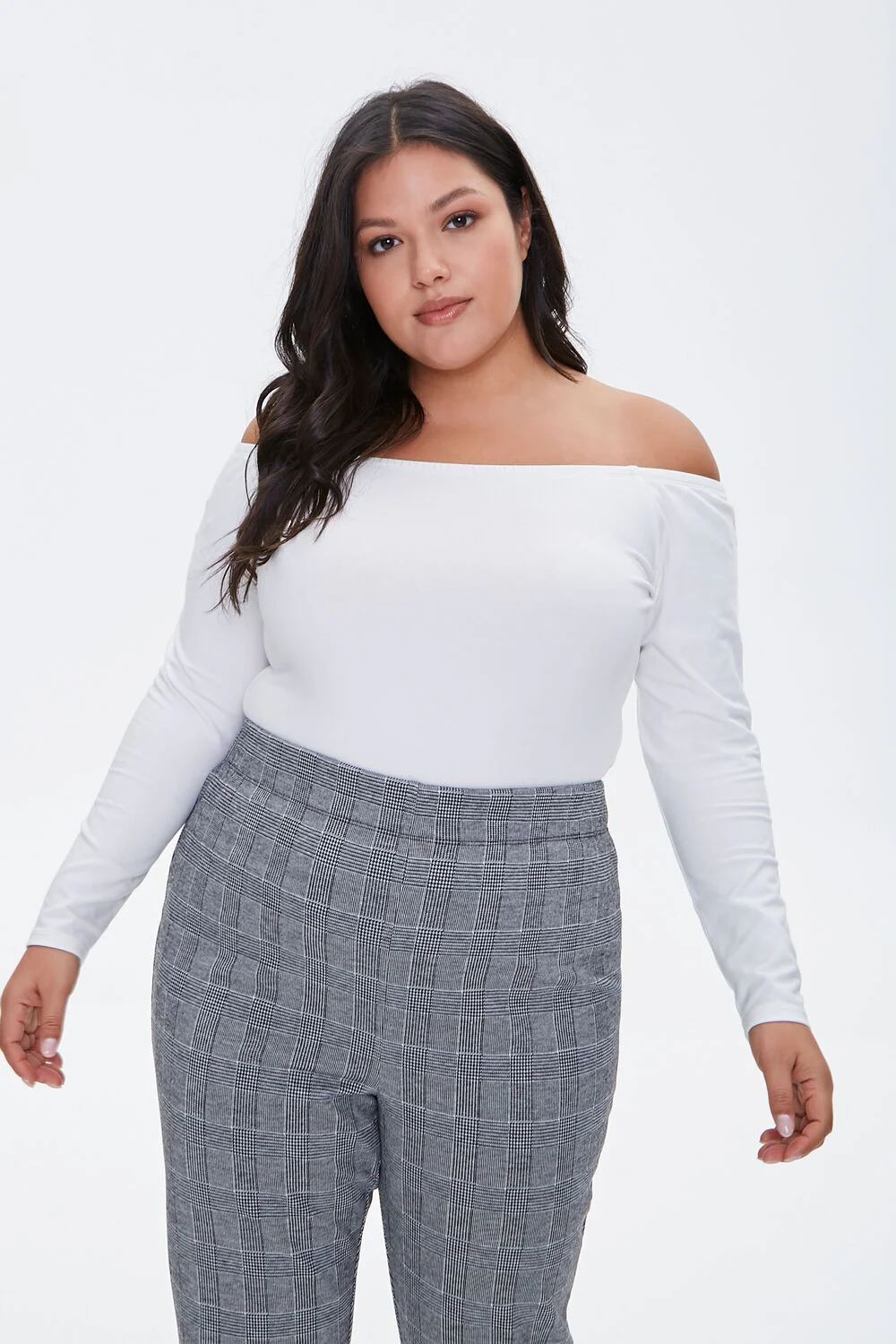 Plus Size Off-the-Shoulder Top