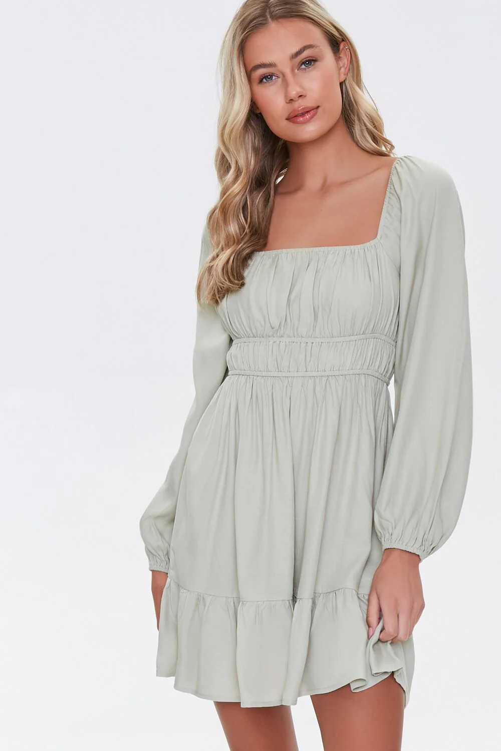 Peasant Mini Dress