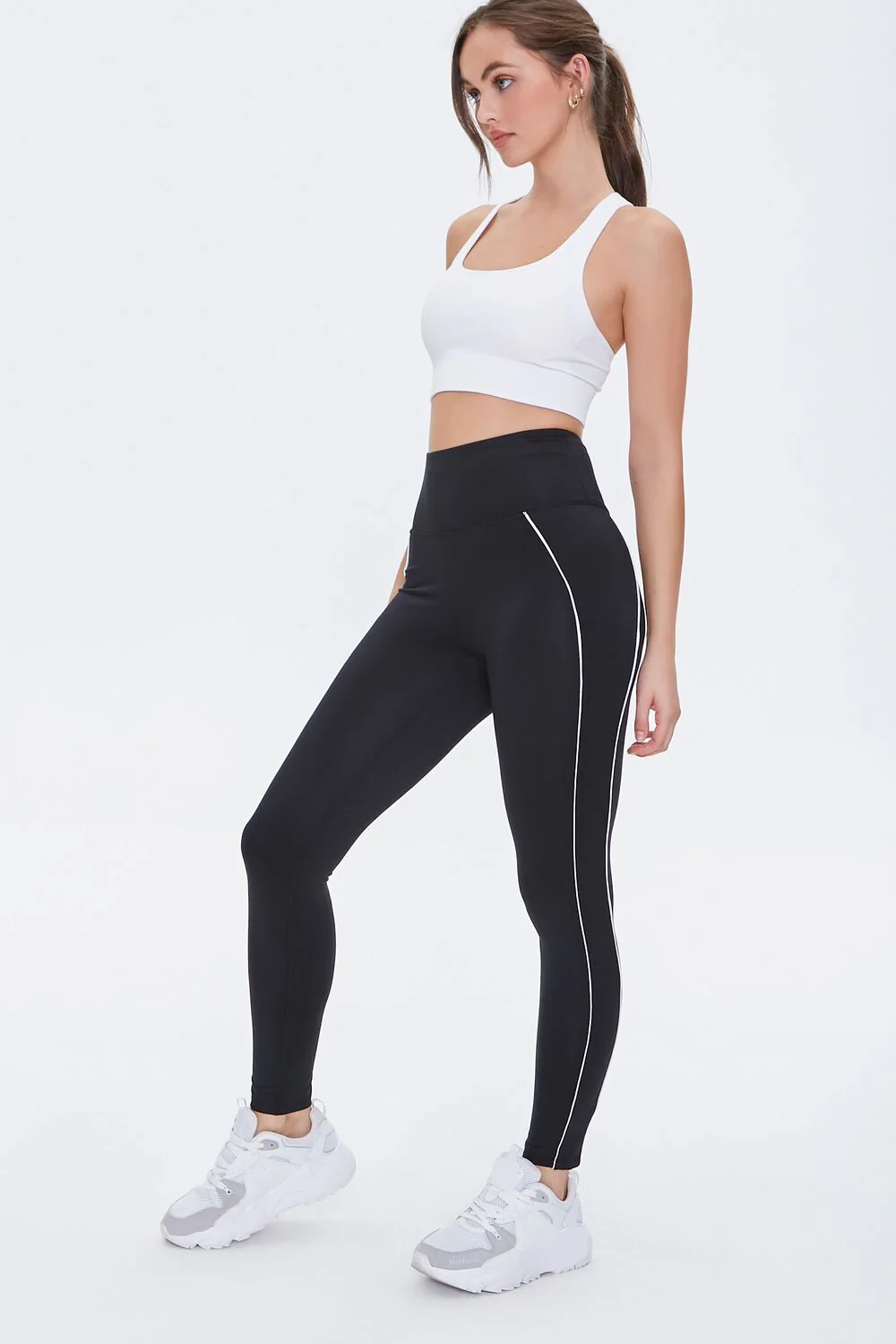 Active Piped-Trim Leggings