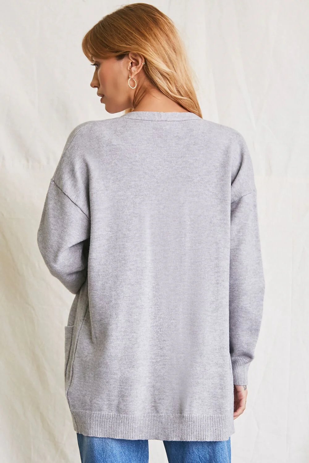 Patch-Pocket Cardigan Sweater - Image 3