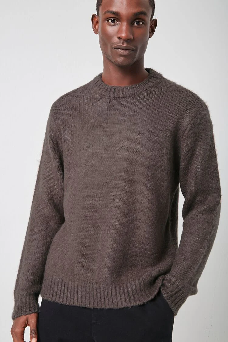 Brushed Purl Knit Sweater