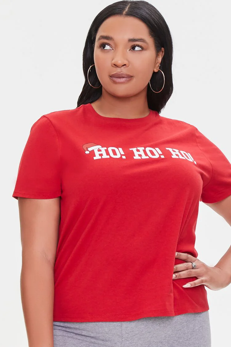 Plus Size Organically Grown Cotton Graphic Tee