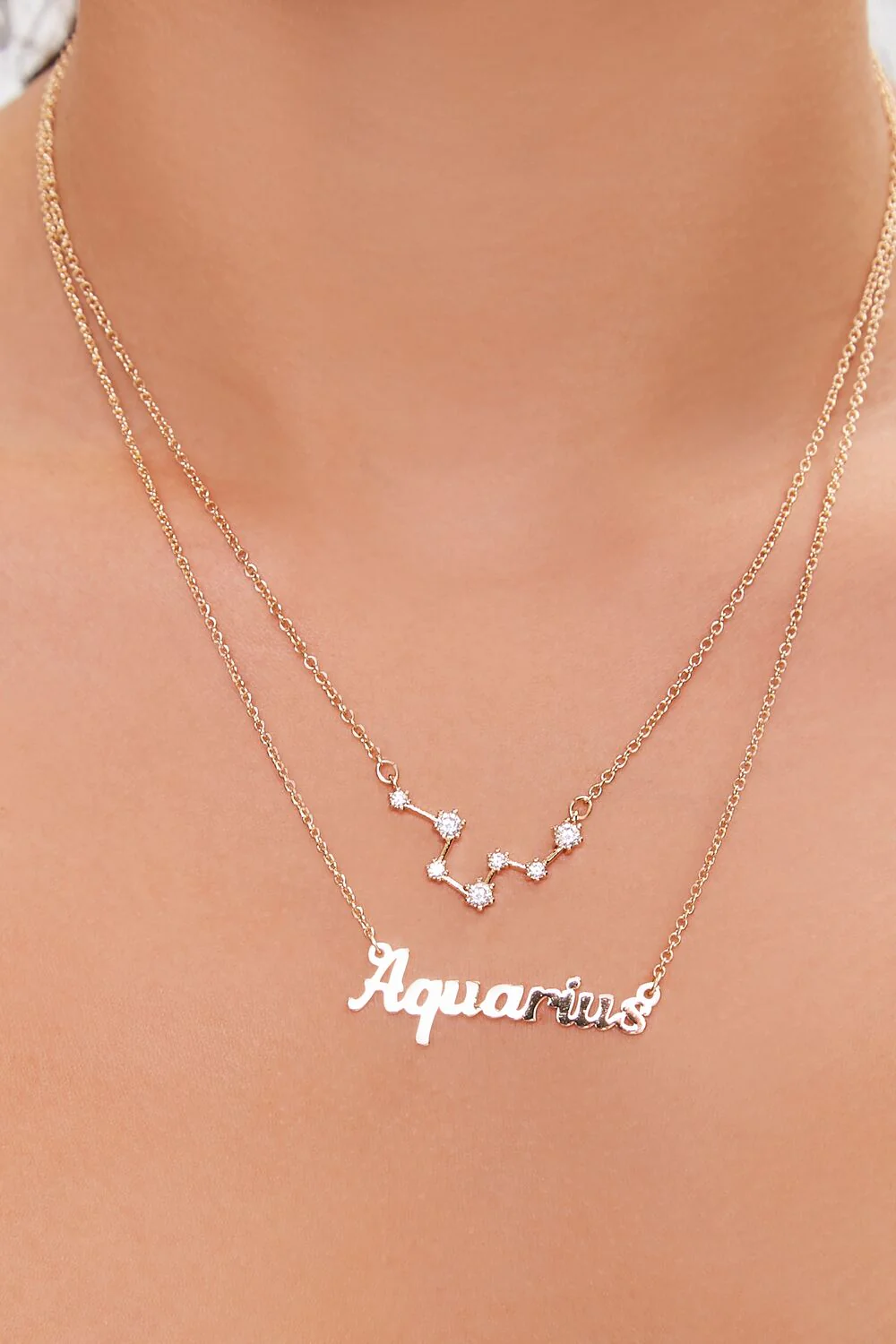 Zodiac Pendant Layered Necklace