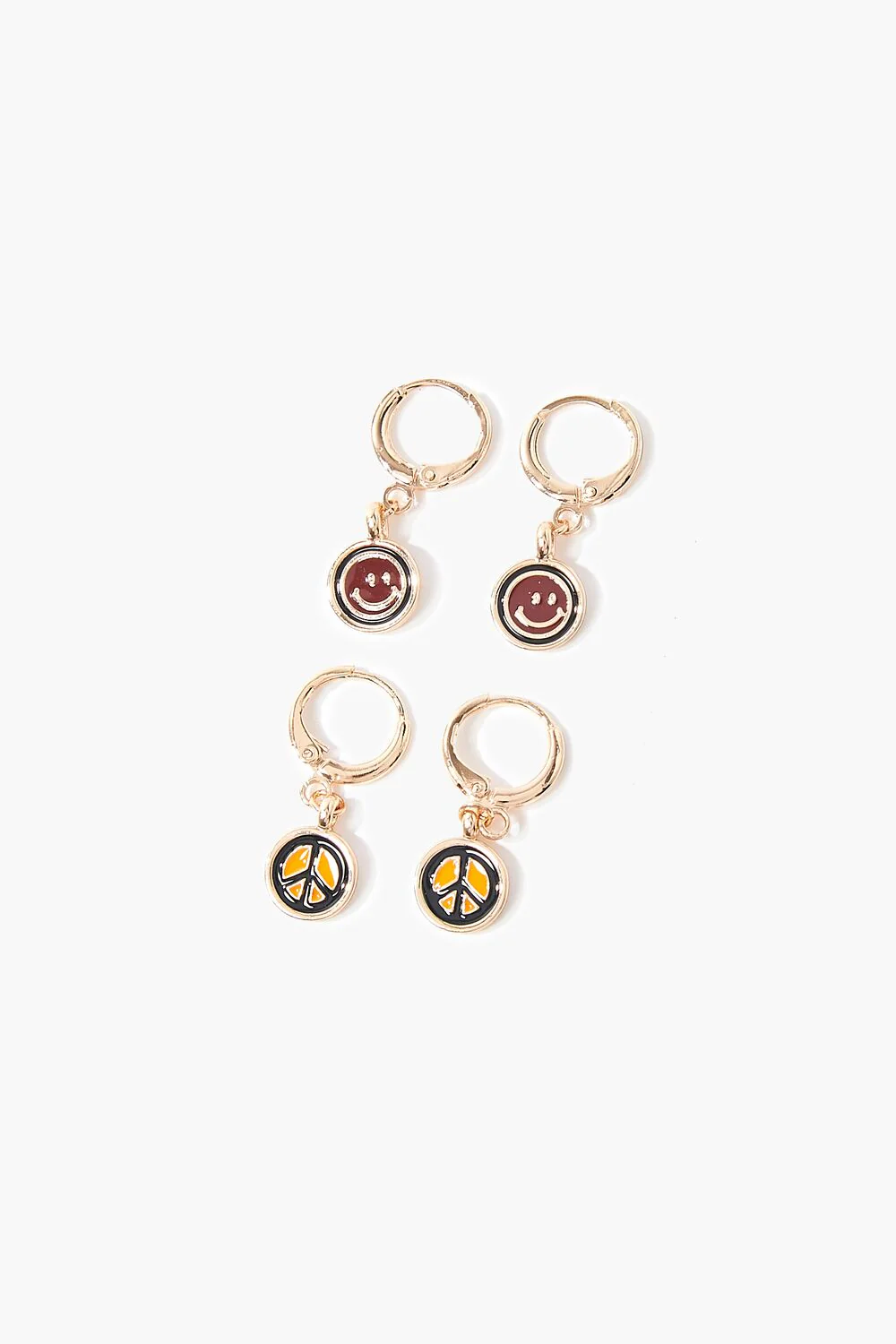 Ron Bass Peace Sign Earring Set