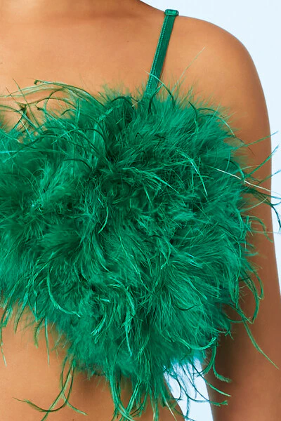 Feather Cropped Cami - Image 5