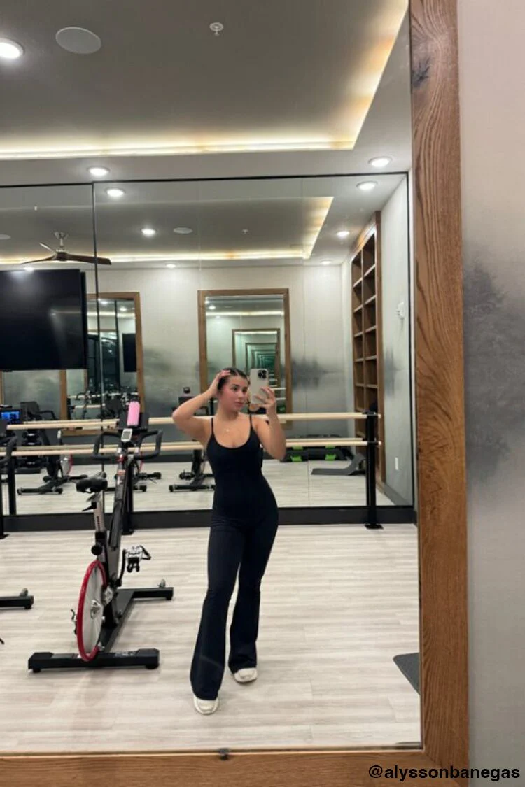 Active Flare-Leg Cami Jumpsuit