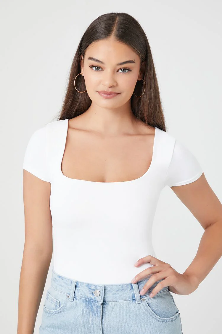 Contour Sculpt Short-Sleeve Bodysuit
