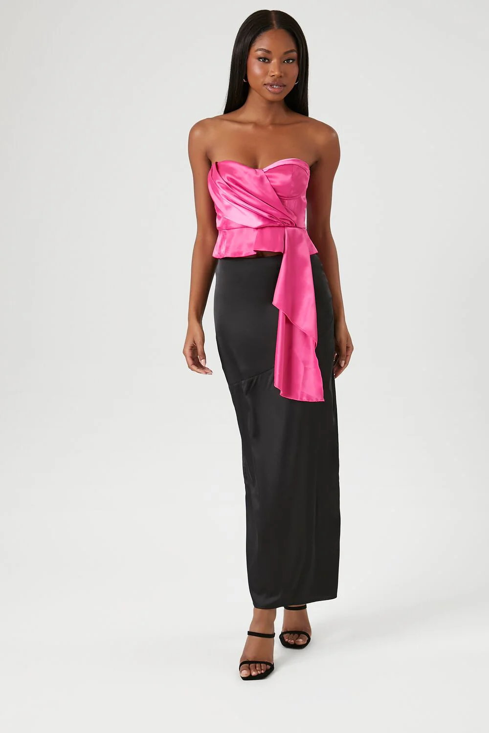 Sweetheart Satin Tube Top - Image 4