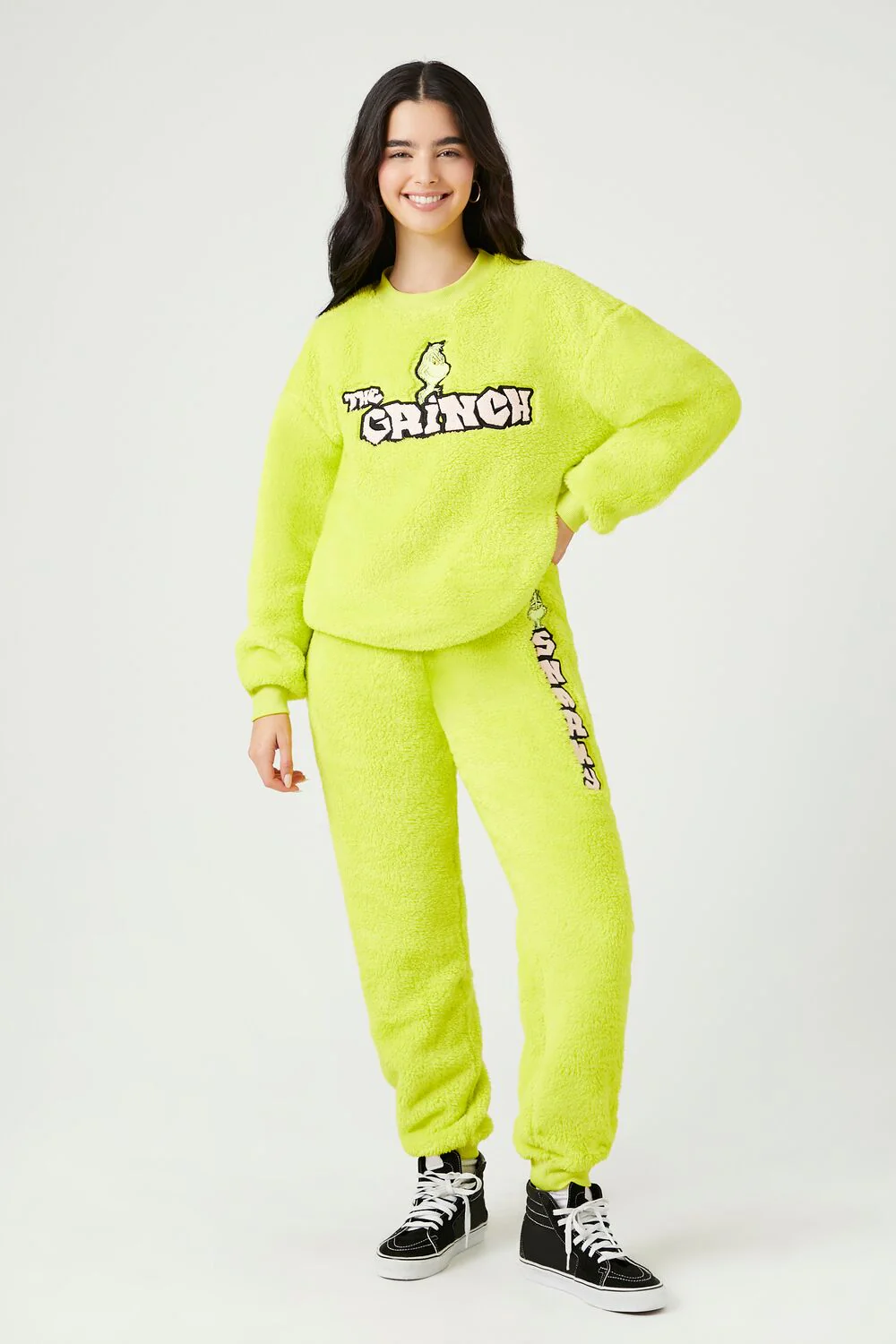 Fleece The Grinch Snarky Joggers