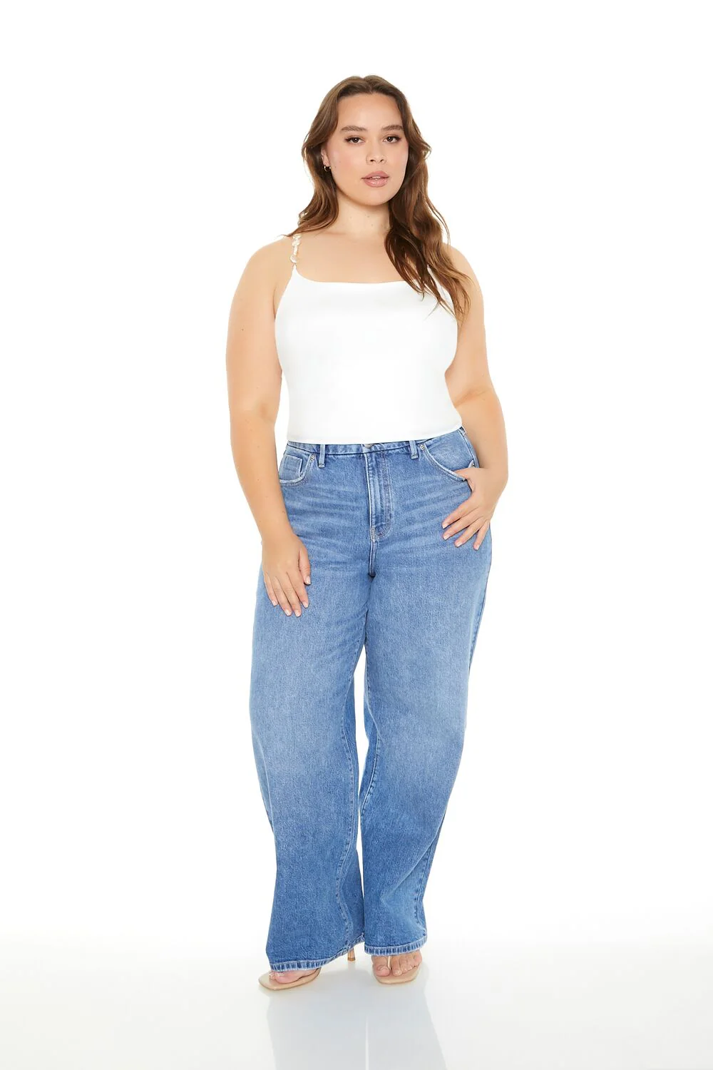 Plus Size Faux Pearl Cami - Image 9