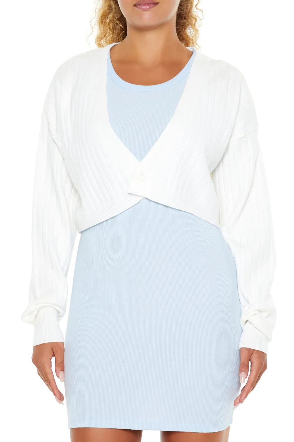 Cropped Cardigan Sweater