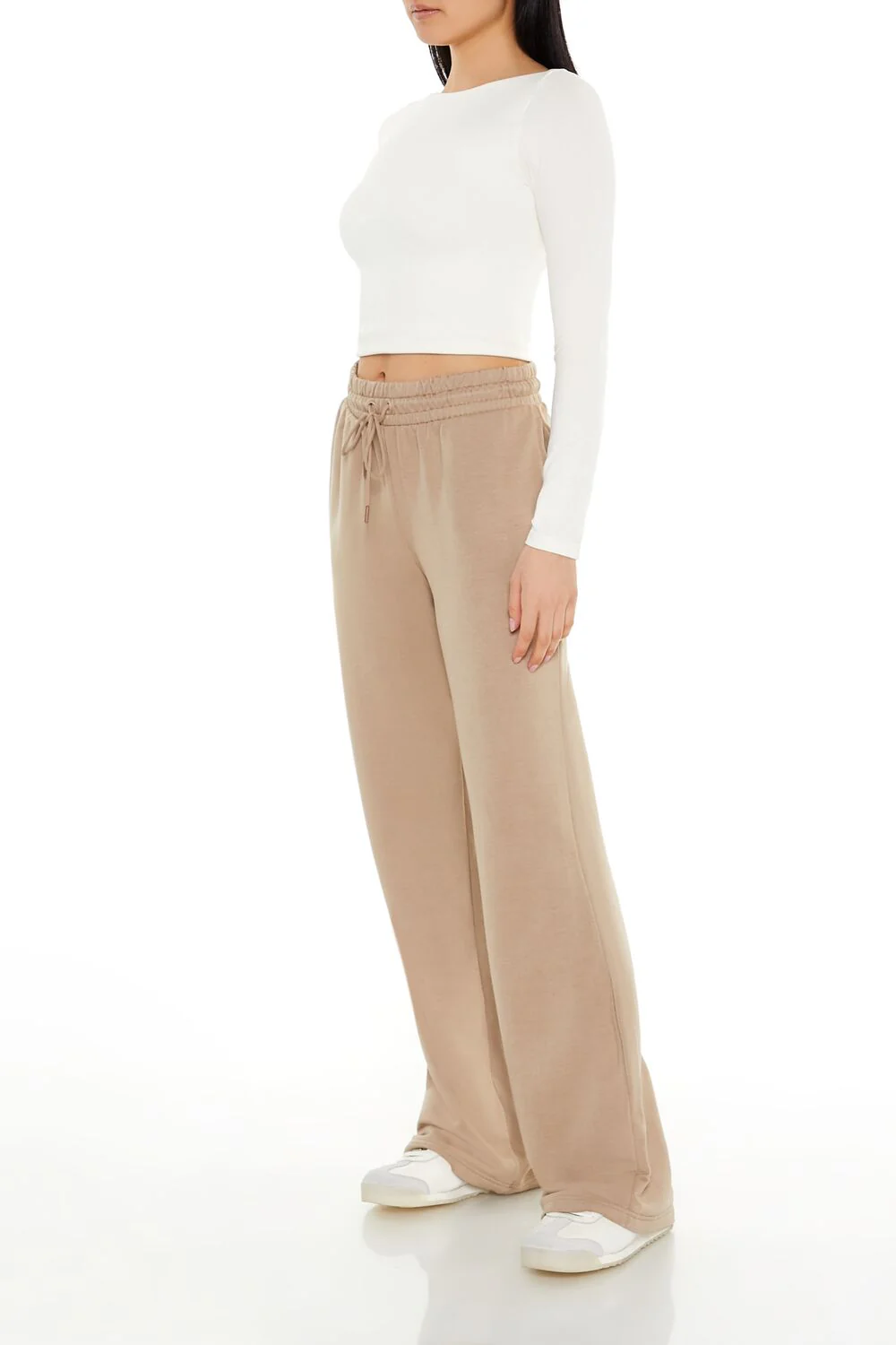 Drawstring Fleece Sweatpants - Image 3
