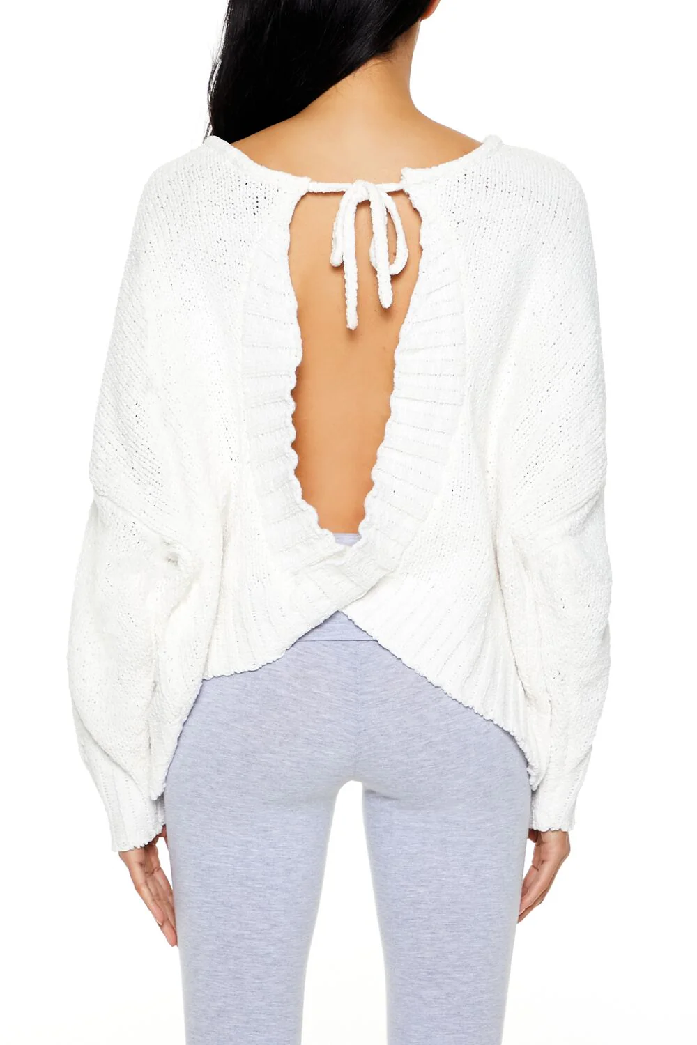 Crossover Tie-Back Sweater - Image 5