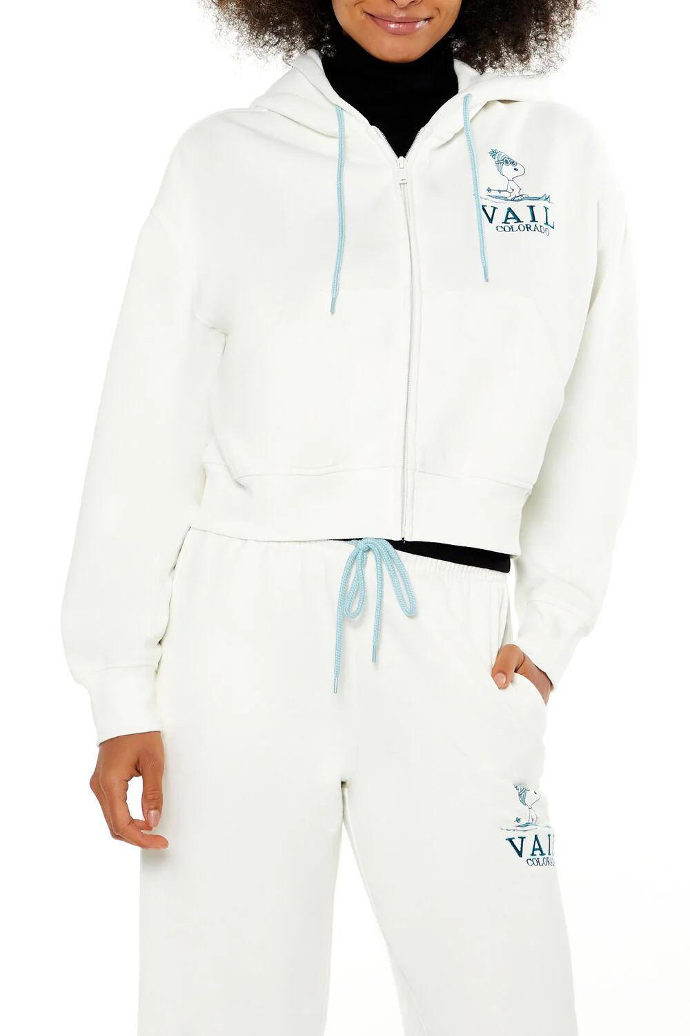 Snoopy Vail Colorado Zip-Up Hoodie