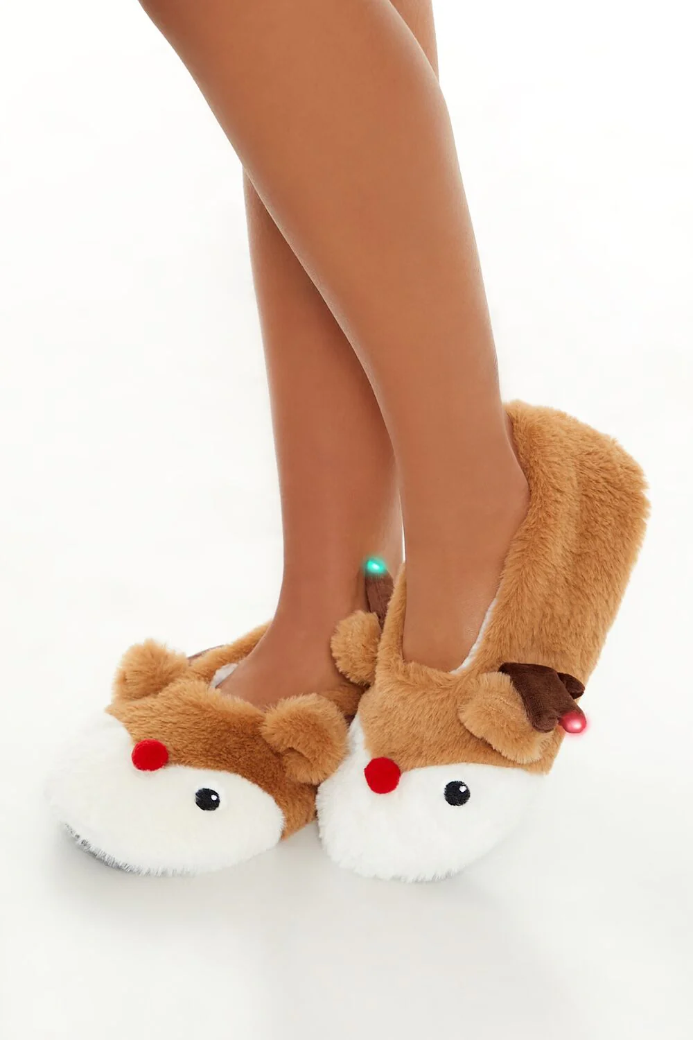 Light-Up Reindeer House Slippers