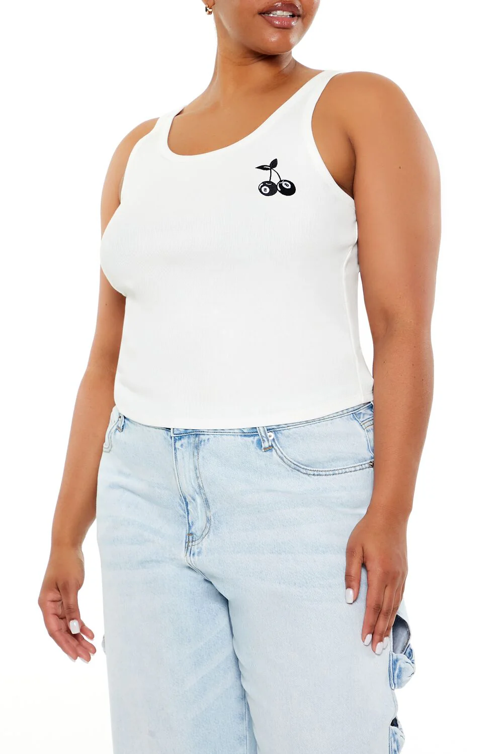 Plus Size 8-Ball Cherry Tank Top
