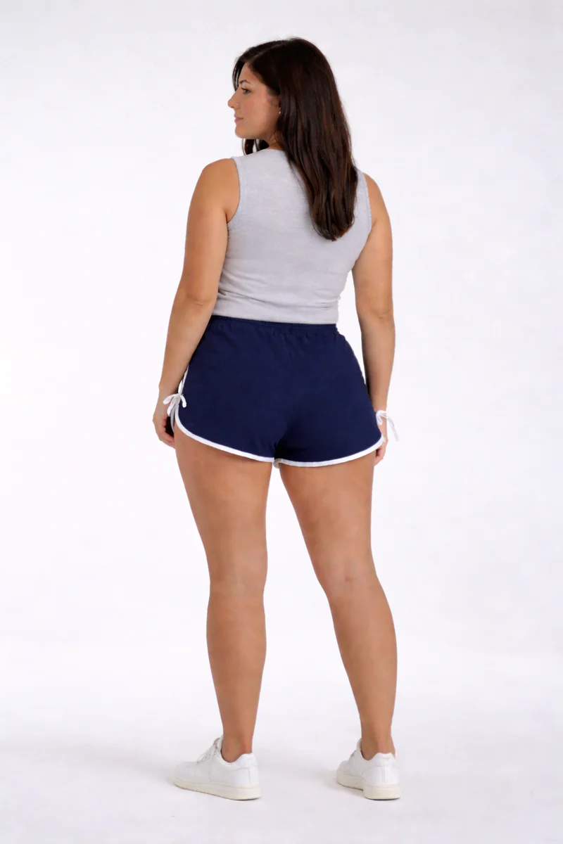 Plus Contrast Trim Shorts - Image 2