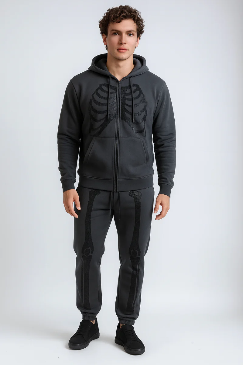 Skeleton Graphic Sweatpants
