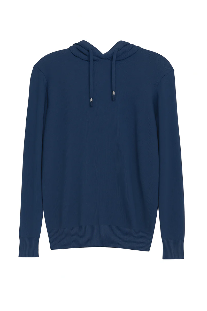 Knit Hoodie Sweater - Image 5