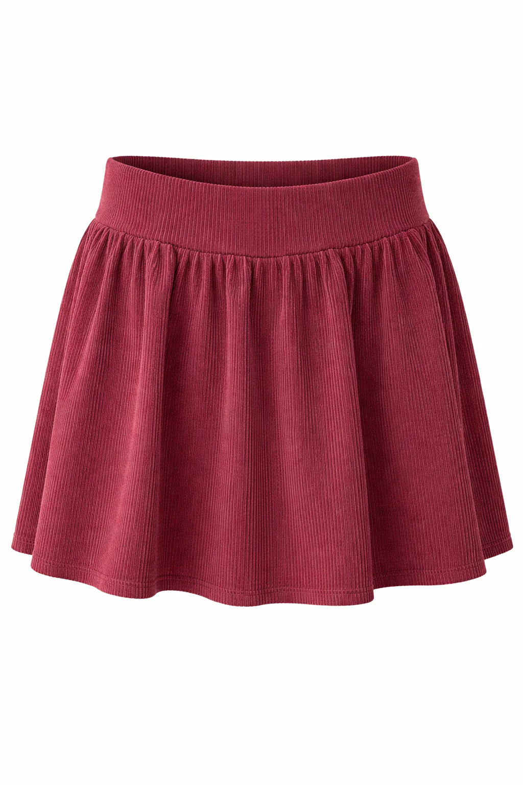 Plus Size Ribbed Long Sleeve Polo And Skort Set - Image 4