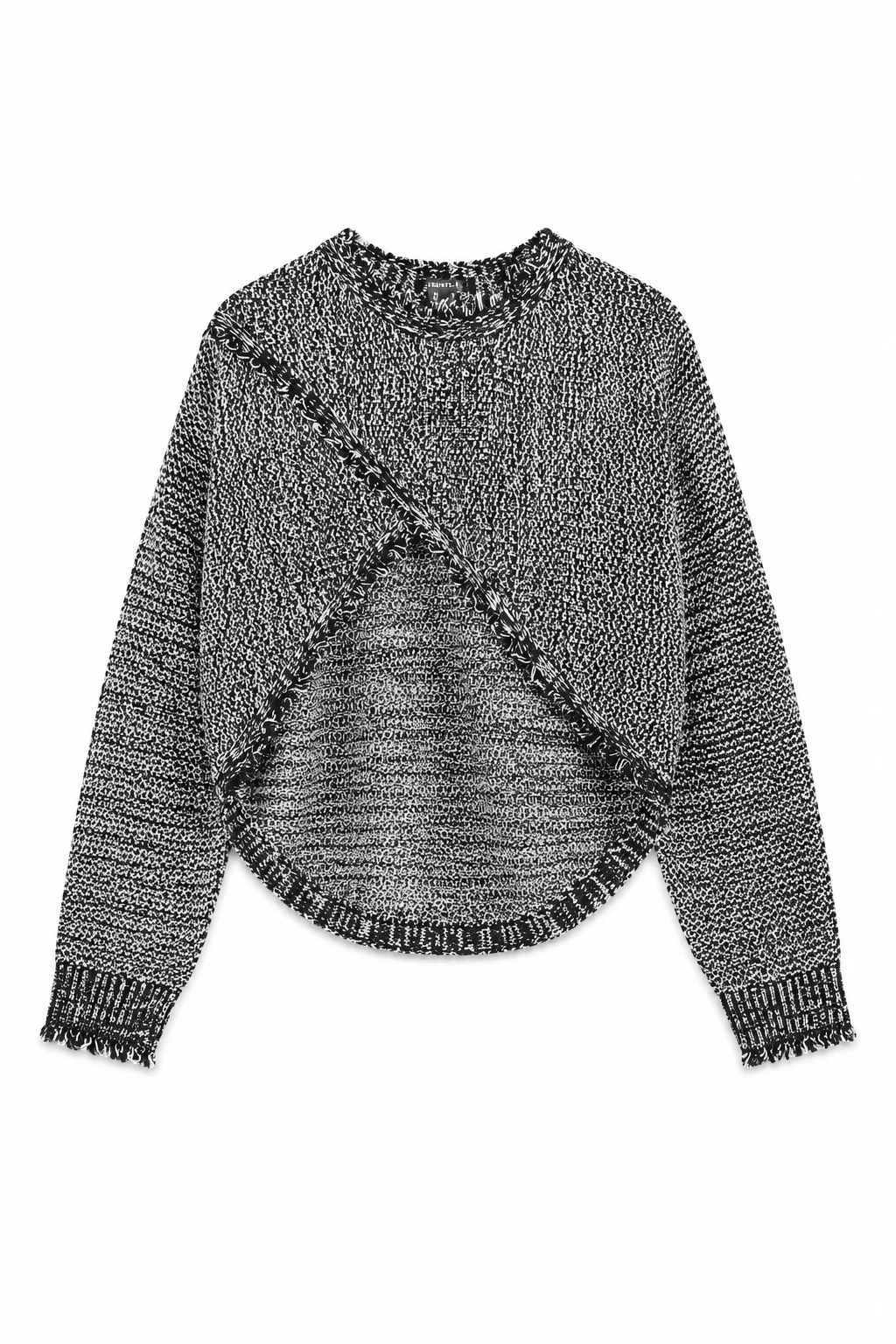 Fringe-Trim Open-Back Bolero Sweater - Image 2