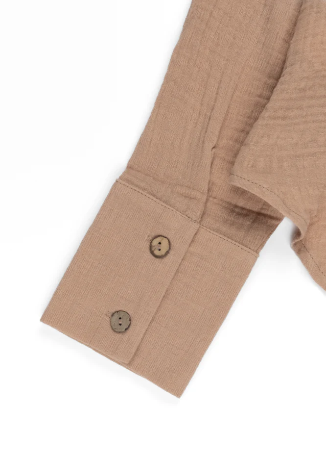 Lightweight Long Sleeve Shirt With Matching Shorts - Image 4