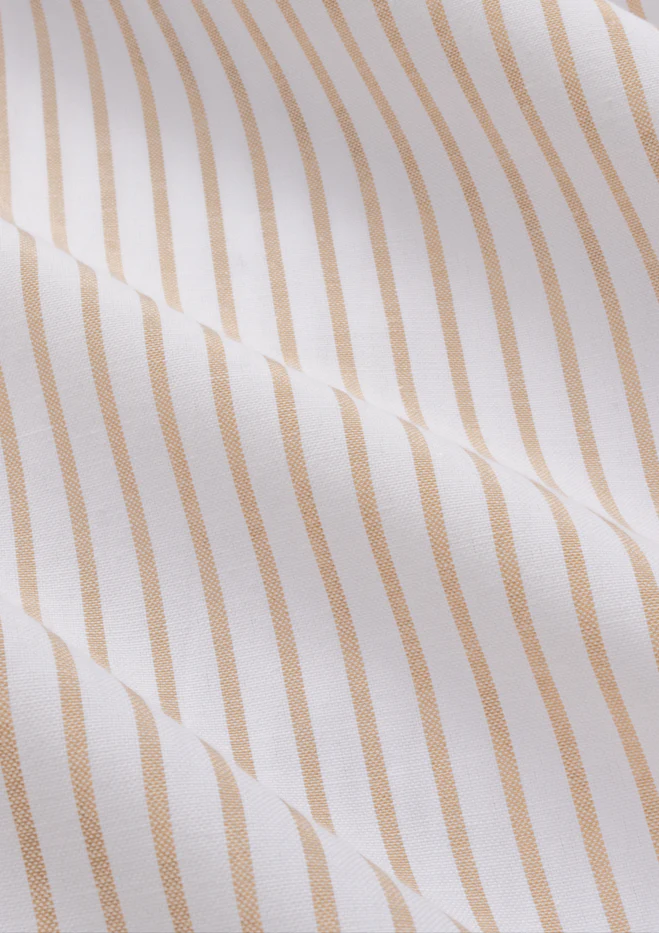 Striped Long Sleeve Shirt and Wide Leg Pants Set - Image 8