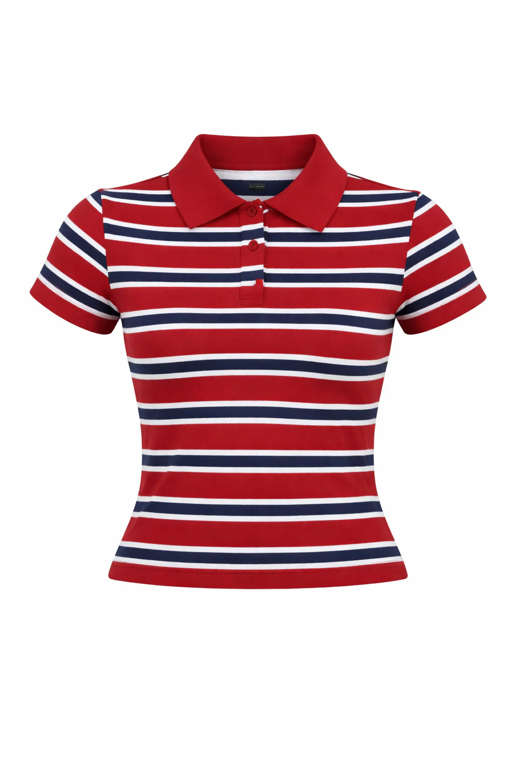 Striped Collared Top - Image 4