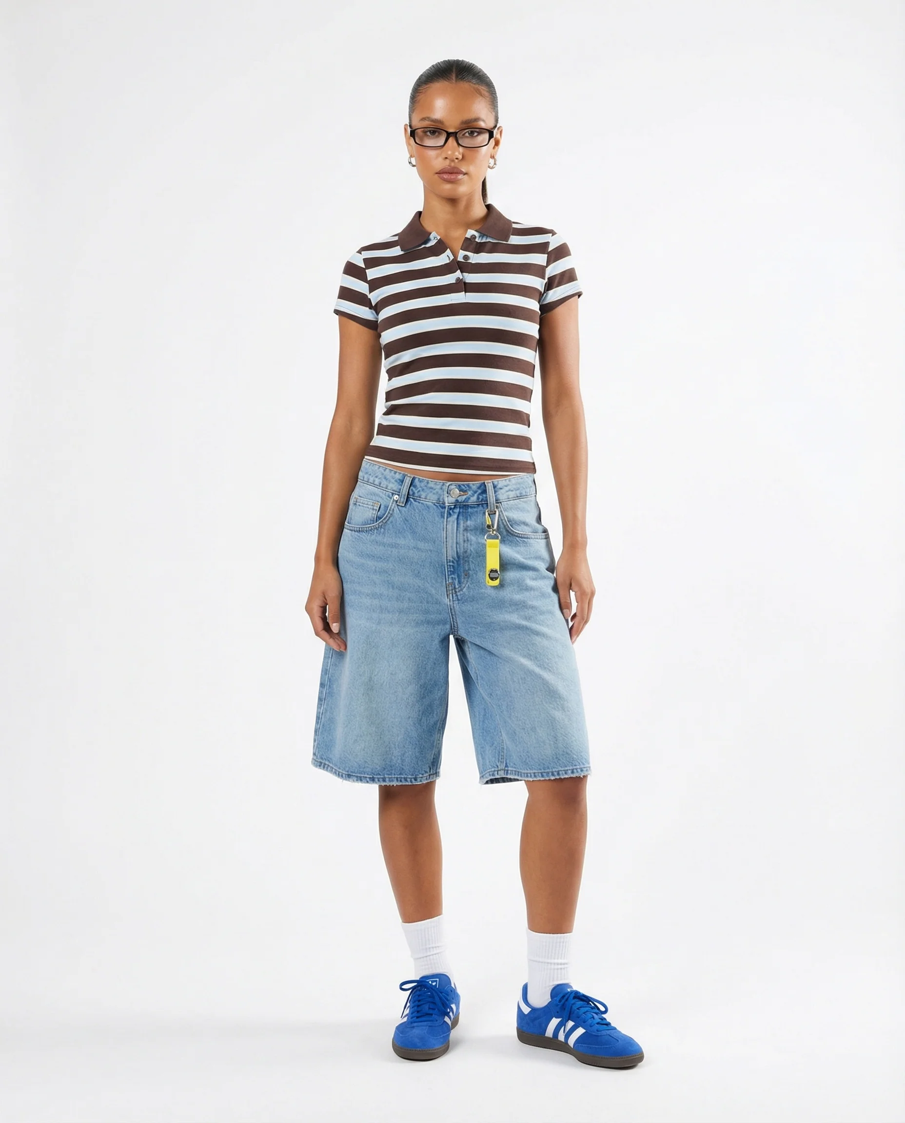 Striped Collared Top - Image 5