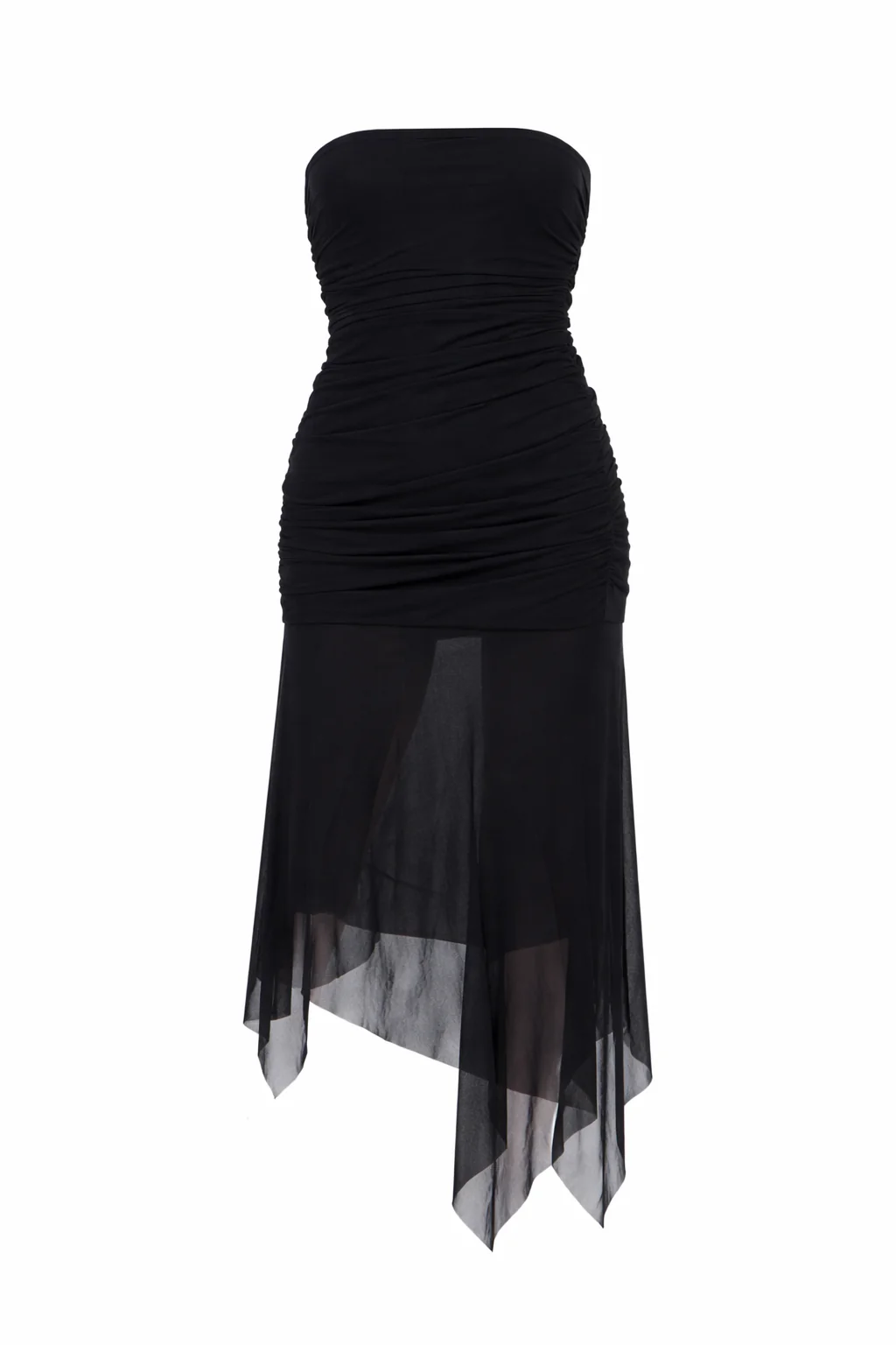 Tube Mesh Midi Dress - Image 5