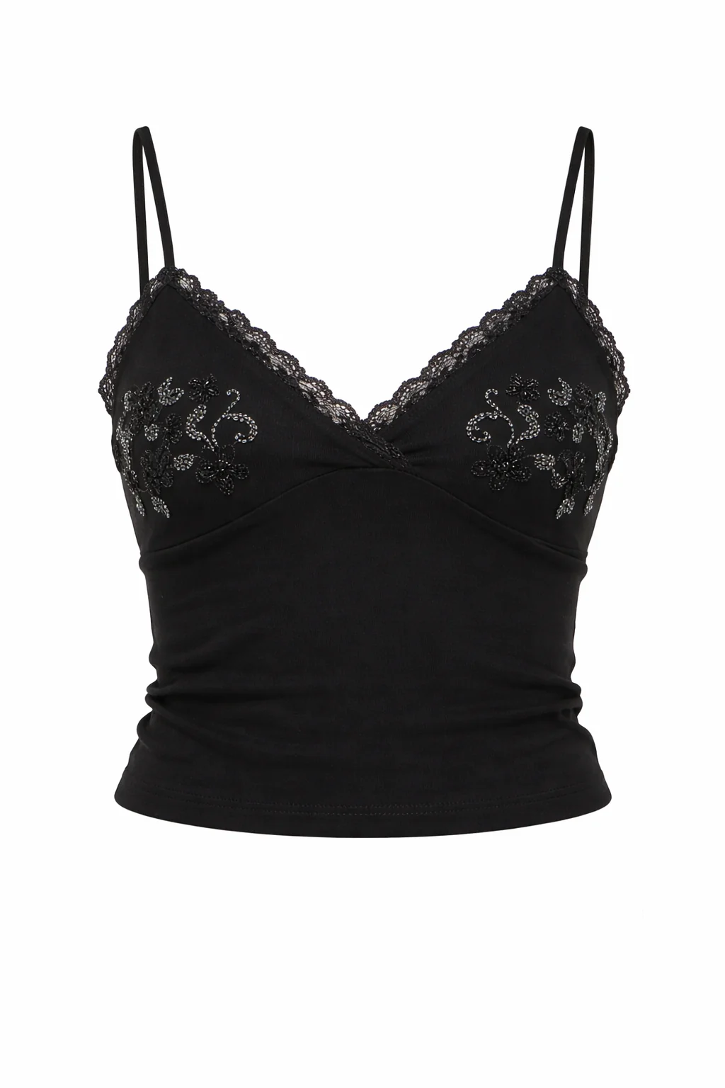 Beaded Lace Trim Tank Top - Image 6