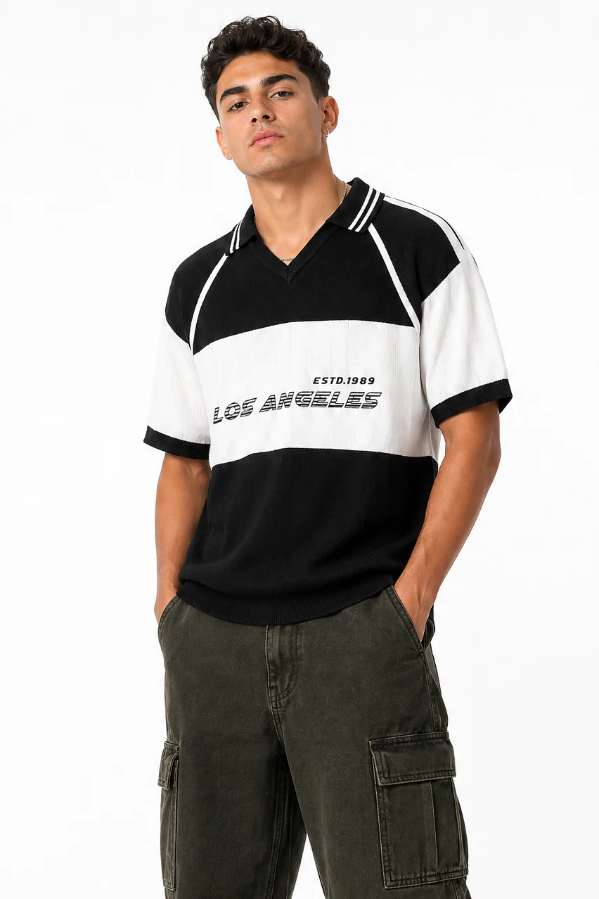Los Angeles Knit Collared Shirt