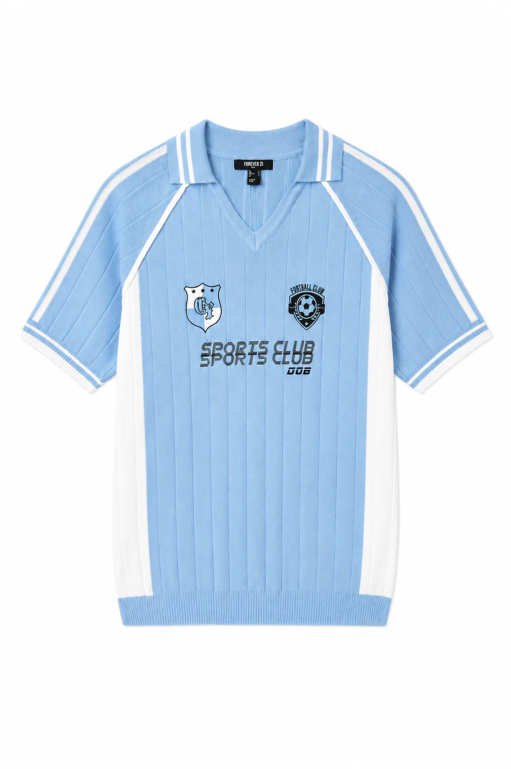 Sports Club Knit Collared Shirt - Image 3
