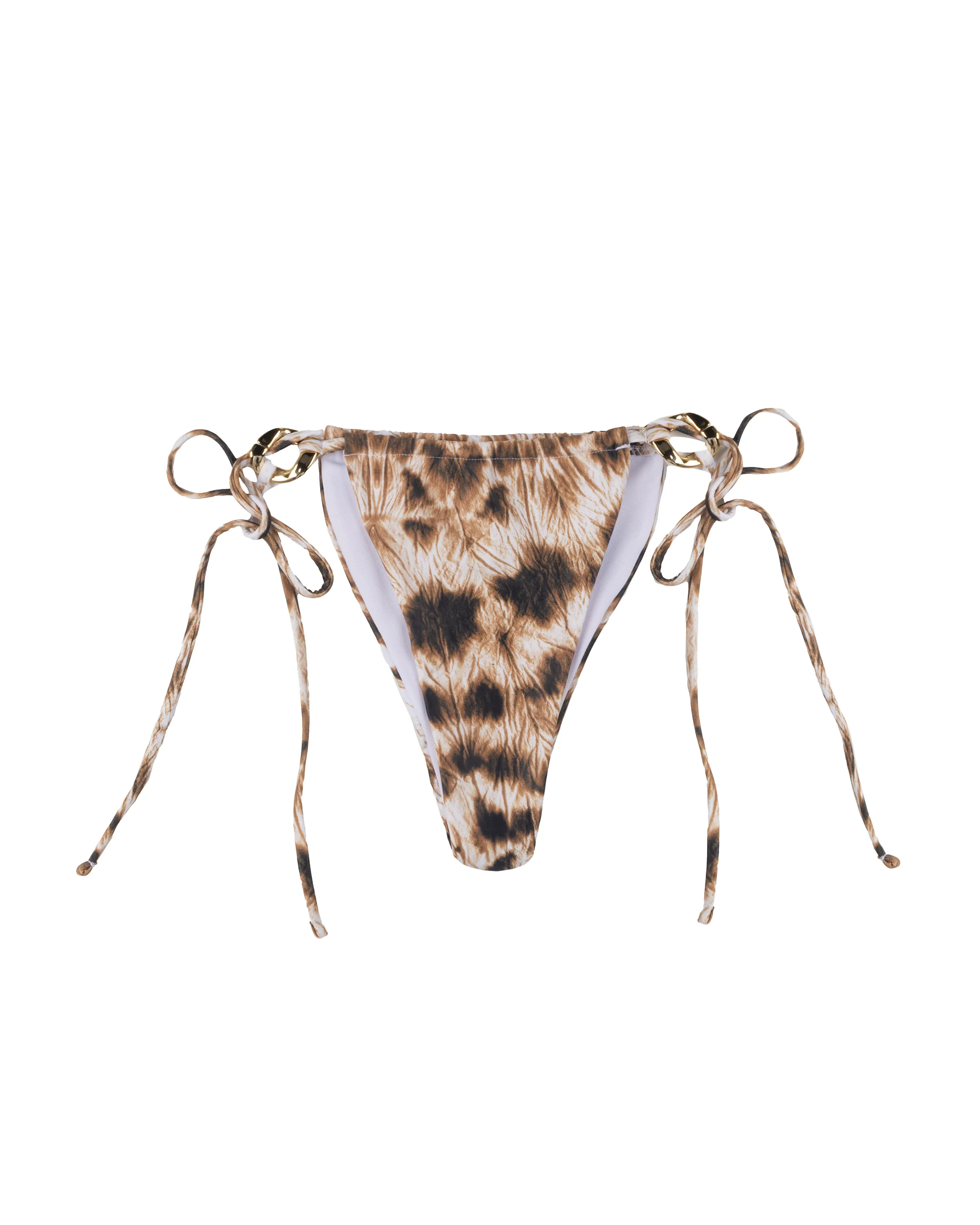 Printed Triangle Bikini and Cover Up Pant Set - Image 5