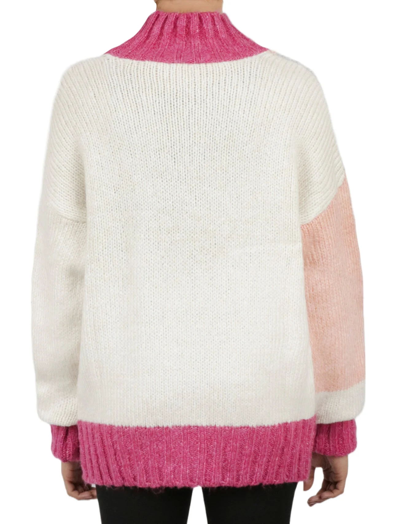 Color Block Tunic Sweater - Image 12