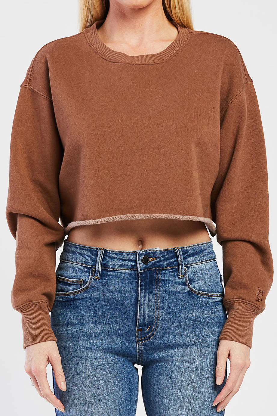 Maverick Long Sleeve Cropped Sweatshirt - Image 3