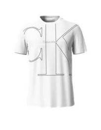 Short Sleeves Chest Monogram Crew - Image 4