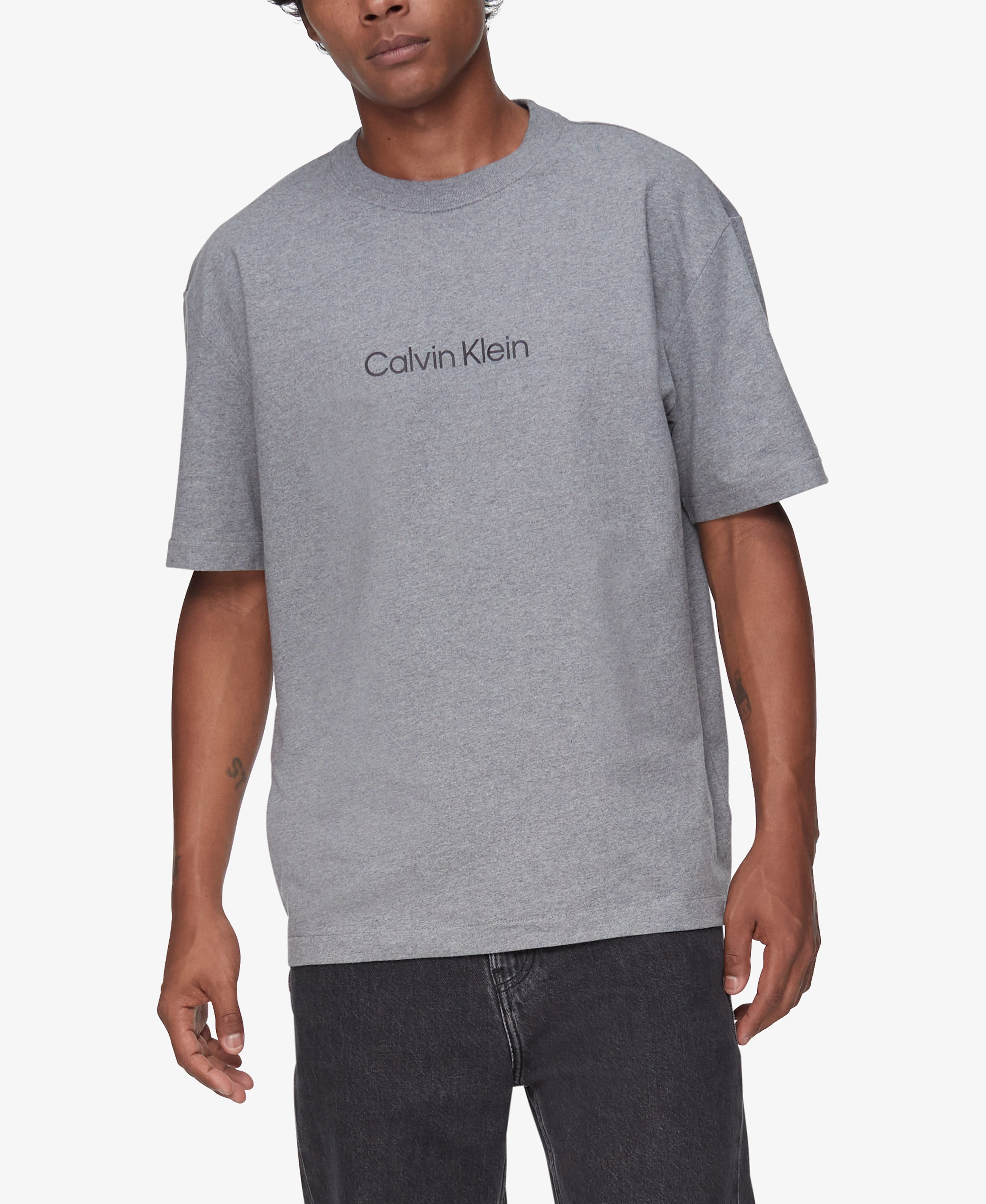 Short Sleeves Relaxed Standard Logo Crewneck Tee - Image 5