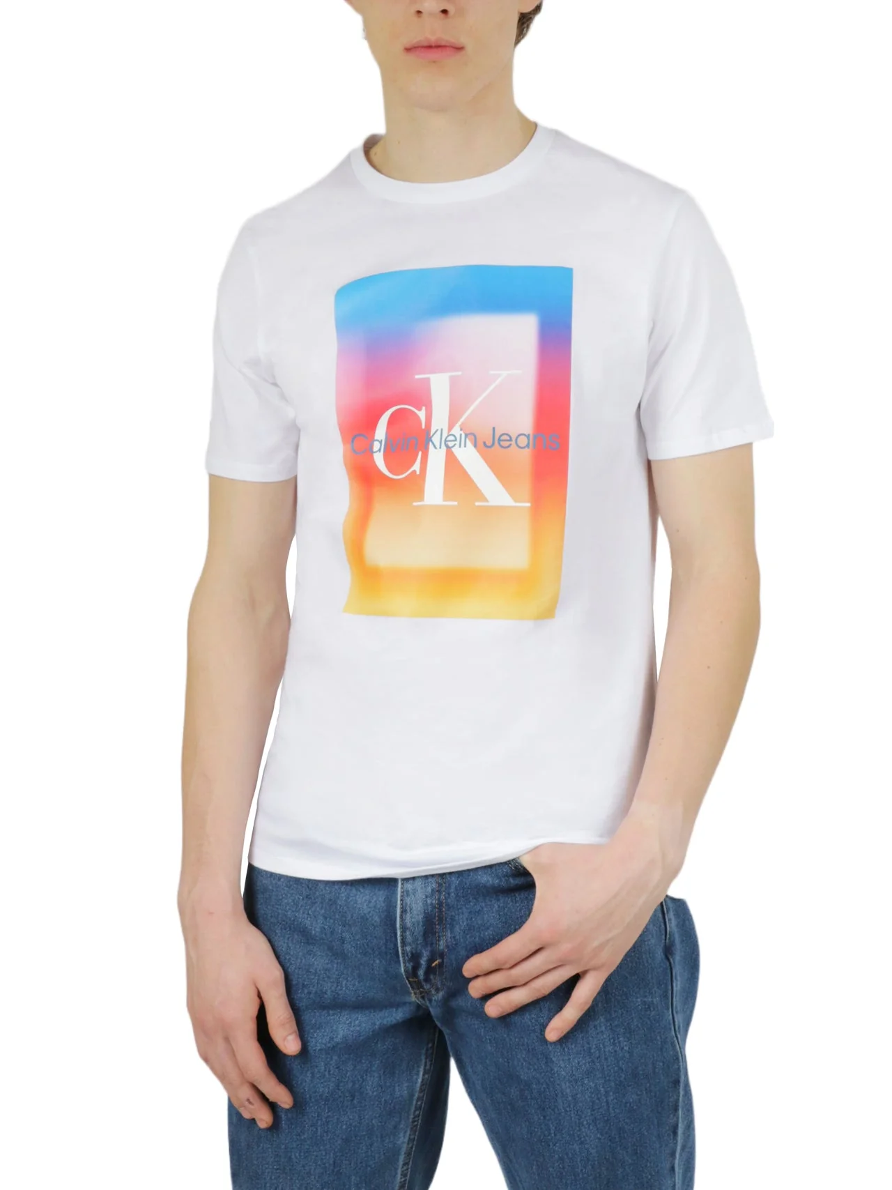 Short Sleeves Vibrant Block Tee - Image 2